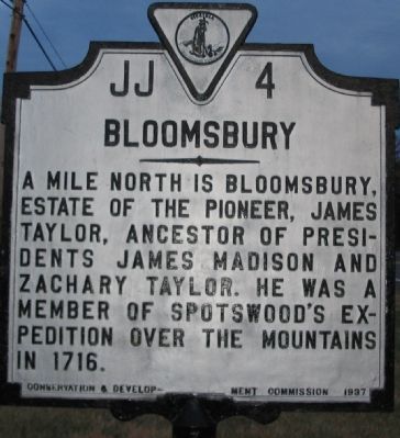 Bloomsbury Marker. Click for full size. Bloomsbury Marker image. Click for full size.