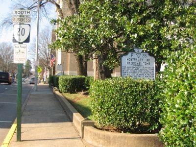 Montpelier and Madison's Tomb Marker. Click for full size. Montpelier and Madison's Tomb Marker image. Click for full size.