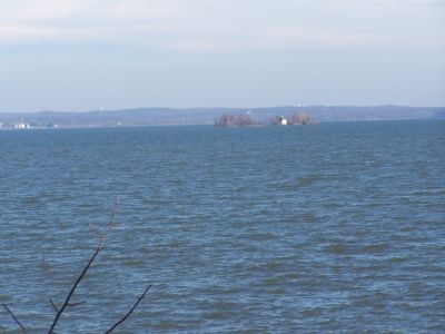 Chesapeake Bay seen from marker. image. Click for full size.