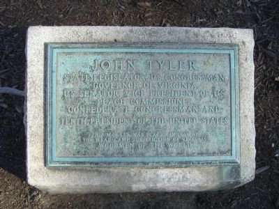 John Tyler Marker image. Click for full size.