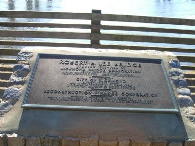 Robert E. Lee Bridge Marker. Click for full size. Robert E. Lee Bridge Marker image. Click for full size.