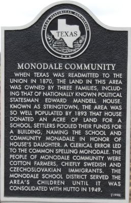 Monodale Community Marker image. Click for full size.
