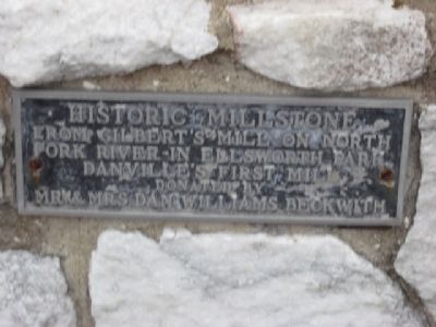 Historic Millstone Marker image. Click for full size.