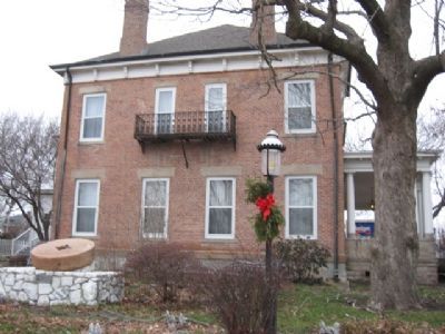 Marker is located on the grounds of the original Vermilion County Museum image. Click for full size.