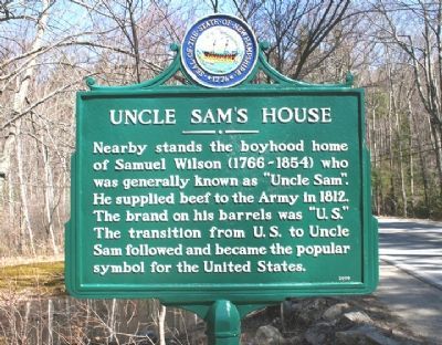 Uncle Sam's House Marker image. Click for full size.