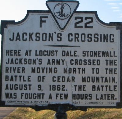 Jackson's Crossing Marker image. Click for full size.