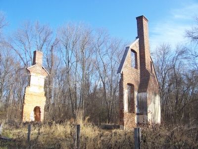 Ruins of "Lyles House" at Want Water - Broad Creek Historic District image. Click for full size.