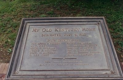 My Old Kentucky Home Marker image. Click for full size.