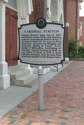 Assumption Church / Cardinal Stritch Marker. Click for full size. Assumption Church / Cardinal Stritch Marker image. Click for full size.