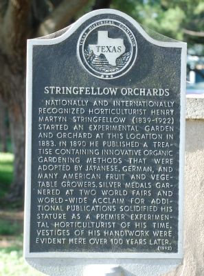 Stringfellow Orchards Marker image. Click for full size.