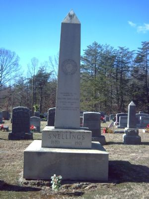 Milton Snellings Marker. Click for full size. Milton Snellings Marker image. Click for full size.