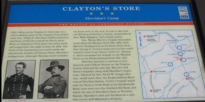 Clayton's Store Marker image. Click for full size.