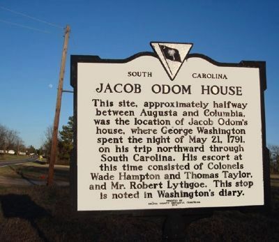Jacob Odom House Marker image. Click for full size.