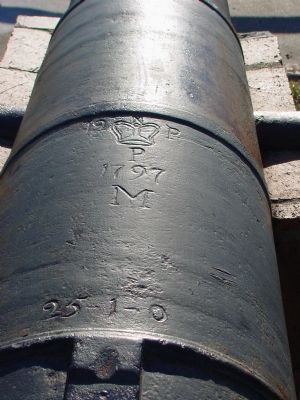 Markings on the Cannon on the Right image. Click for full size.