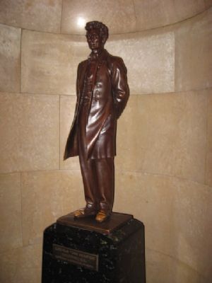 Statue inside the Tomb. Click for full size. Statue inside the Tomb image. Click for full size.
