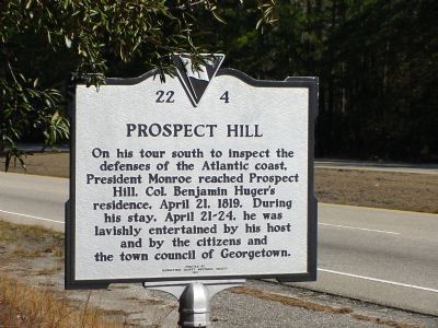 Prospect Hill Marker. Click for full size. Prospect Hill Marker image. Click for full size.