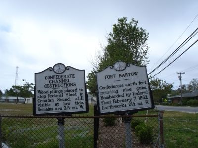 Fort Bartow Marker. Click for full size. Fort Bartow Marker image. Click for full size.