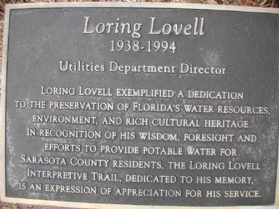 Loring Lovell Marker. Click for full size. Loring Lovell Marker image. Click for full size.
