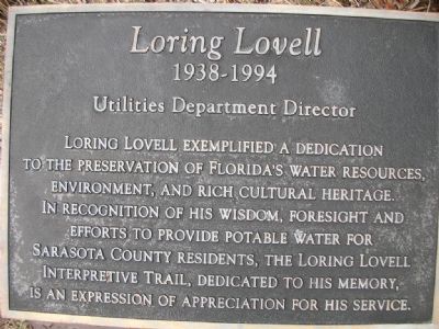 Loring Lovell Marker image. Click for full size.