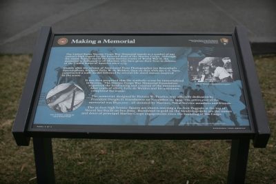 Making A Memorial Marker image. Click for full size.