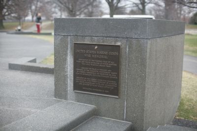 United States Marine Corps Memorial Marker image. Click for full size.
