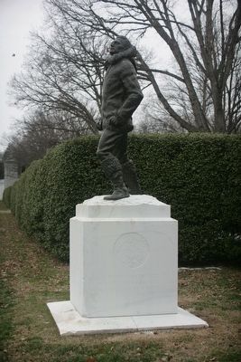 Panel on Left Side of Statue image. Click for full size.