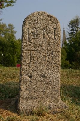 Detail of milestone 12 M to B image. Click for full size.