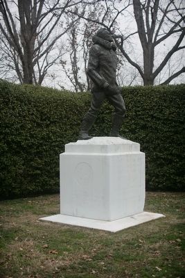 Panel on Right Side of Statue image. Click for full size.