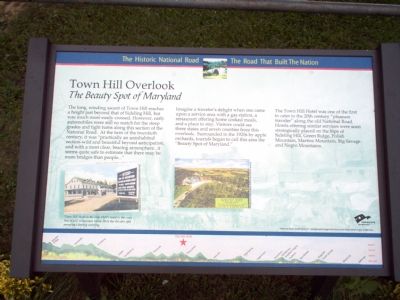 Town Hill Overlook Marker image. Click for full size.