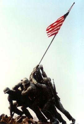 U.S. Marine Memorial. Click for full size. U.S. Marine Memorial image. Click for full size.
