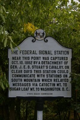 The Federal Signal Station Marker image. Click for full size.