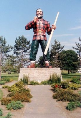 Lumberjack Paul Bunyan. Click for full size. Lumberjack Paul Bunyan image. Click for full size.