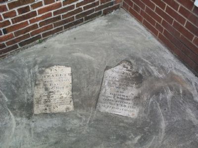 Tombstones in Front of Church. Click for full size. Tombstones in Front of Church image. Click for full size.