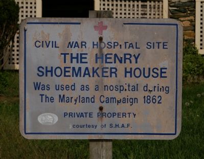 Henry Shoemaker House Marker. Click for full size. Henry Shoemaker House Marker image. Click for full size.