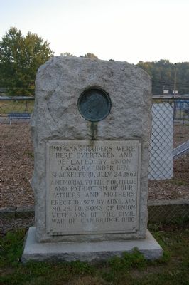 Morgan's Raiders Marker. Click for full size. Morgan's Raiders Marker image. Click for full size.