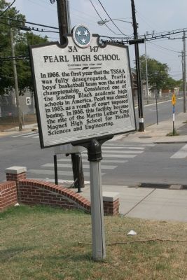 Pearl High School Marker. Click for full size. Pearl High School Marker image. Click for full size.
