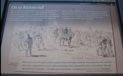 On to Richmond! Marker image. Click for full size.