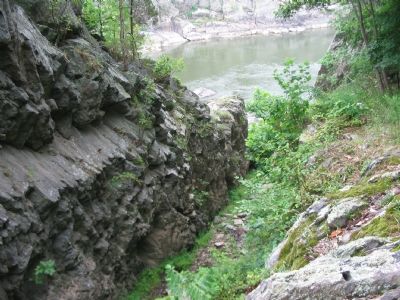 And Finally the Chute to the River Below the Falls. Click for full size. And Finally the Chute to the River Below the Falls image. Click for full size.