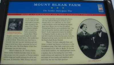 Mount Bleak Farm Marker image. Click for full size.