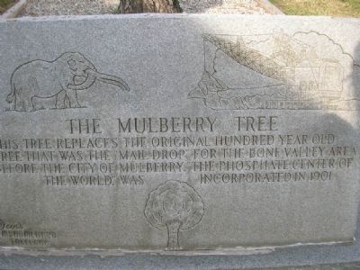 The Mulberry Tree Marker. Click for full size. The Mulberry Tree Marker image. Click for full size.