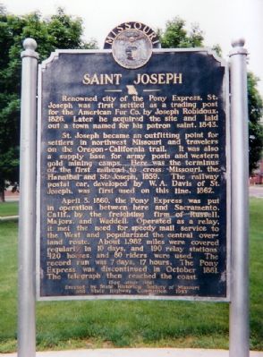 SAINT JOSEPH Marker image. Click for full size.