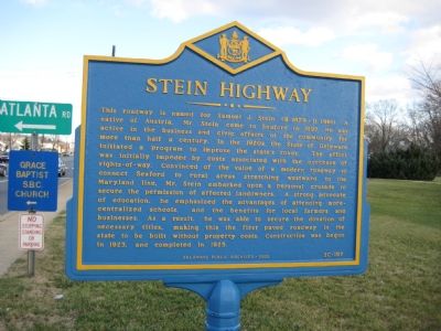Stein Highway Marker image. Click for full size.