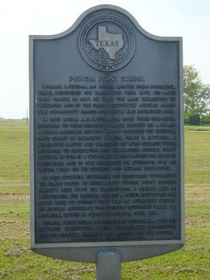 Powell Point School Marker image. Click for full size.