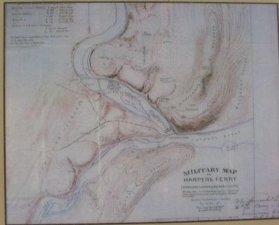 Defenses of Harpers Ferry image. Click for full size.