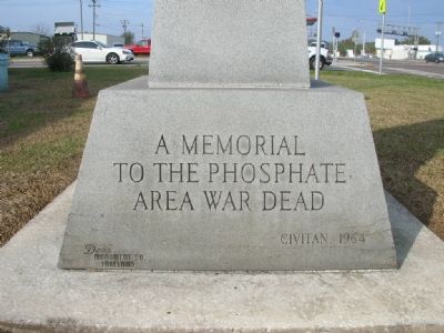 Phosphate Area War Memorial Marker image. Click for full size.