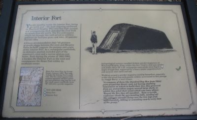 Interior Fort Marker image. Click for full size.