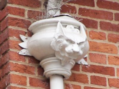 Gargoyle on downspout of William Goodridge house.. Click for full size. Gargoyle on downspout of William Goodridge house. image. Click for full size.