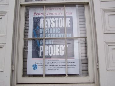 House has been awarded a Keystone Historic Preservation Grant. Click for full size. House has been awarded a Keystone Historic Preservation Grant image. Click for full size.