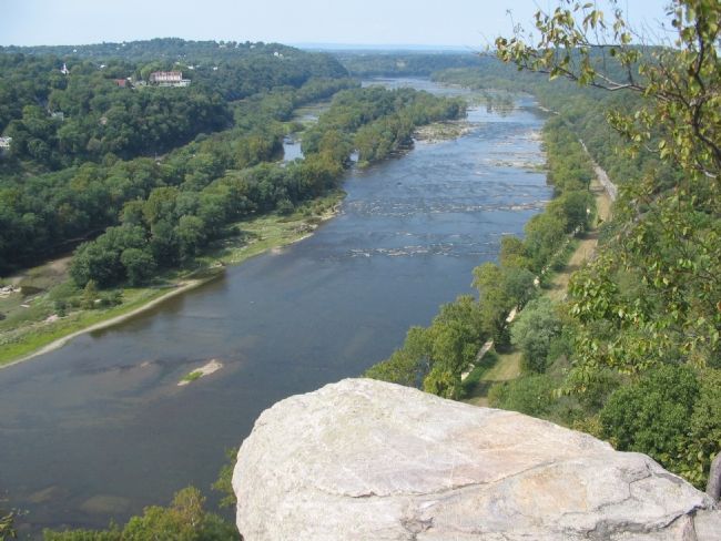 The Potomac River from the Overlook. Click for full size. The Potomac River from the Overlook image. Click for full size.