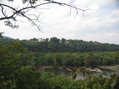 View Across the Potomac to Harpers Ferry. Click for full size. View Across the Potomac to Harpers Ferry image. Click for full size.
